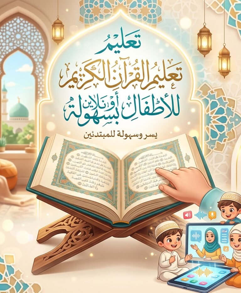 تعليم القرآن الكريم للأطفال أونلاين بسهولة